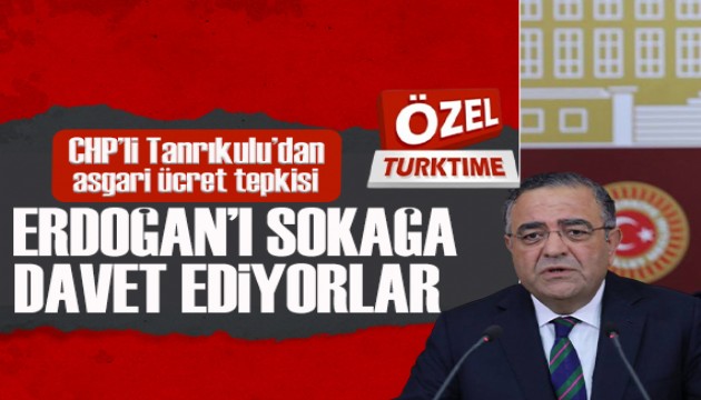 CHP'li Tanrıkulu'dan asgari ücret tepkisi: Erdoğan’ı sokağa, pazara davet ediyorlar!