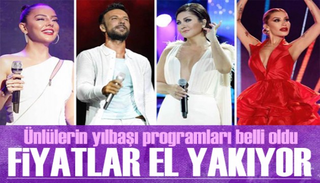 Ünlülerin yılbaşı programları belli oldu