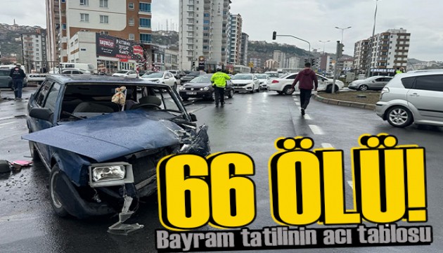 Bayram tatilinin acı bilançosu: 8 günde 66 ölü