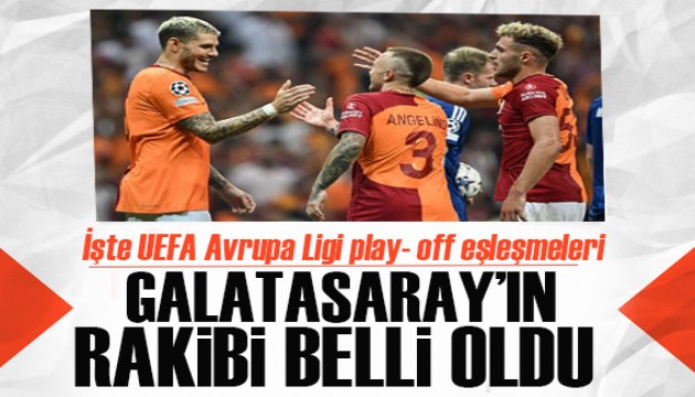 Galatasaray'ın rakibi belli oldu