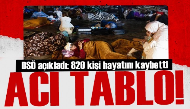 DSÖ açıkladı: Fas'taki depremde 820 kişi hayatını kaybetti, 672 kişi yaralandı