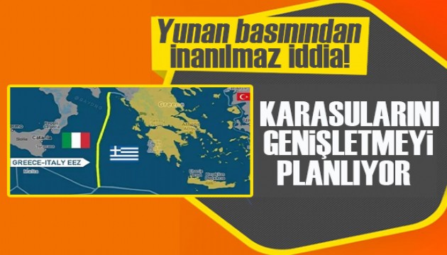 Yunanistan karasularını genişletmeyi planlıyor!