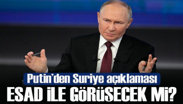 Putin'den Suriye açıklaması: Esad ile görüşecek mi?