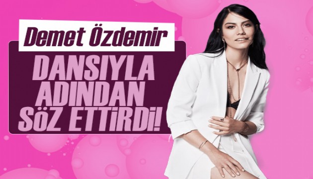 Demet Özdemir kıvrak dansıyla görenleri büyüledi!