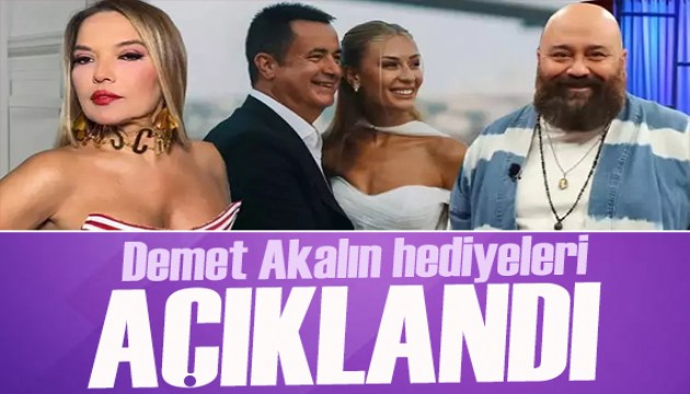 Acun Ilıcalı'nın düğün takıları çok konuşulmuştu! Demet Akalın hediyeleri açıkladı