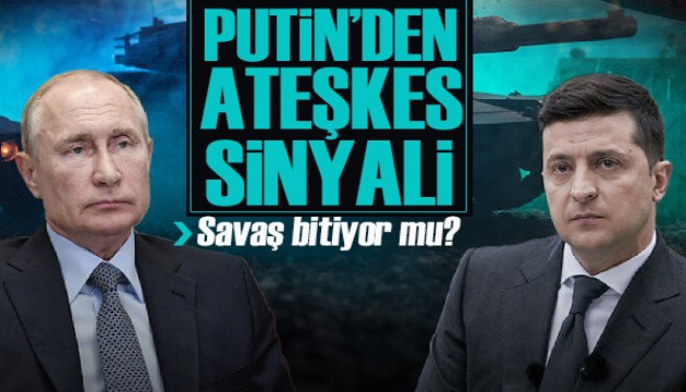 Savaş bitiyor mu? Putin'den ateşkes sinyali