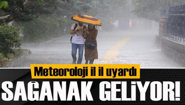 Meteoroloji'den uyarı: Sağanak yağış ve fırtınaya dikkat!