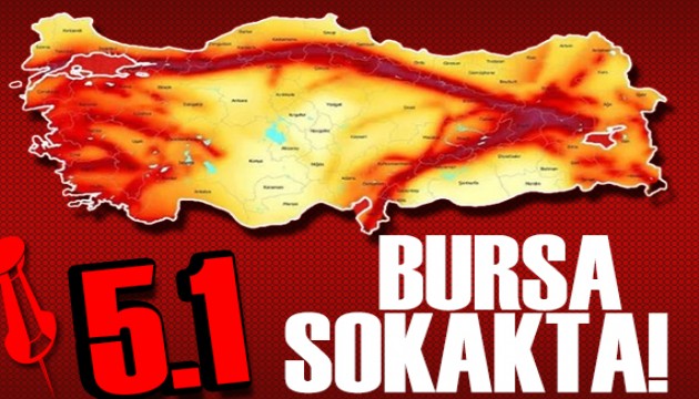 Marmara'da art arda deprem! En çok Bursa etkilendi! Vatandaşlar sokağa indi