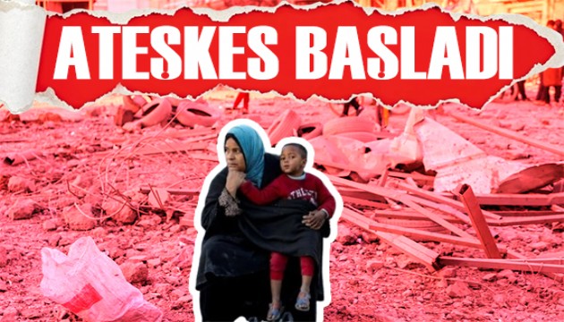 İsrail kanlı elini çekiyor! Gazze'de ateşkes resmen başladı