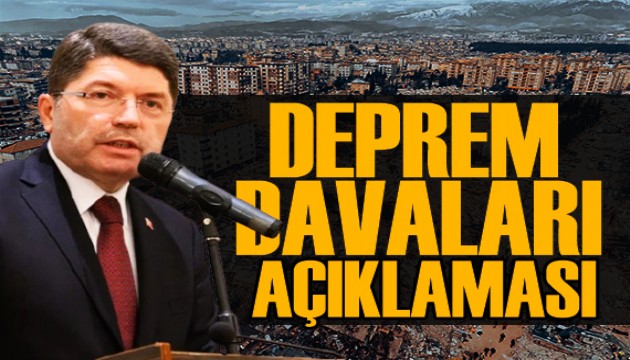 Bakan Tunç'tan deprem davaları açıklaması: 149 davada karar verildi