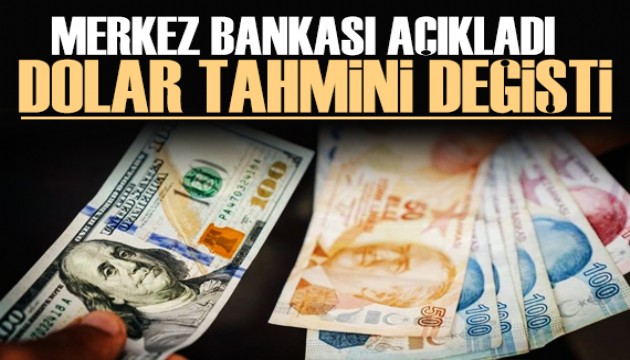 Merkez Bankası'ndan yıl sonu dolar ve enflasyon tahmini