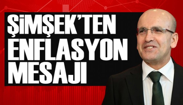 Bakan Şimşek'ten enflasyon açıklaması: Tek haneli seviyelere gerileyebilir