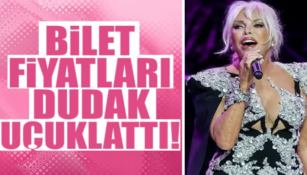 Ajda Pekkan'ın bilet fiyatları dudak uçuklattı!