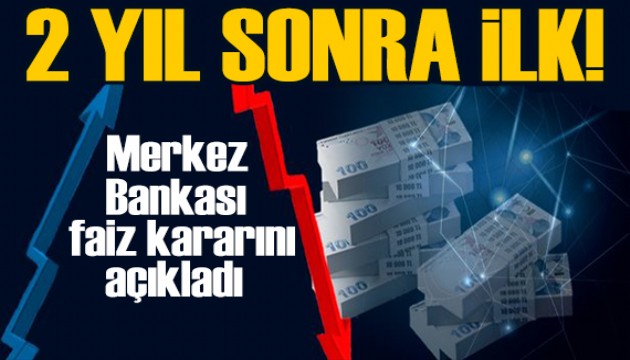 Merkez Bankası faiz kararını açıkladı: Tek haneye düştü!