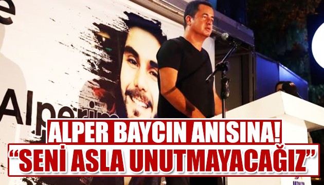 Acun Ilıcalı, Alper Baycın için yapılan parkın açılışına katıldı!