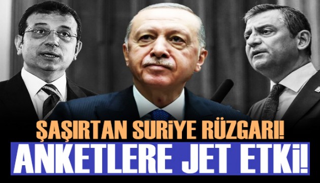 Son ankette şaşırtan Suriye etkisi!