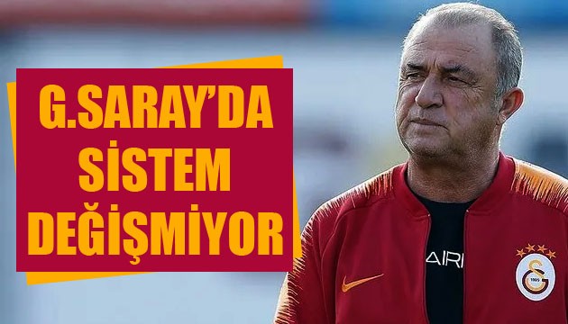 Galatasaray’da tek forvetli sistem devam edecek