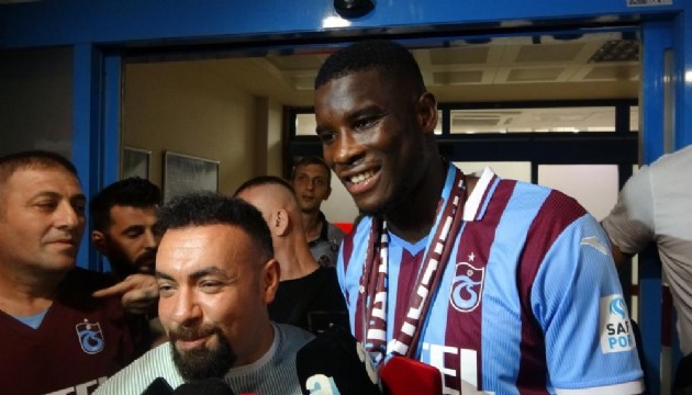 Trabzonspor'un yeni transferi Paul Onuachu, Trabzon'a geldi