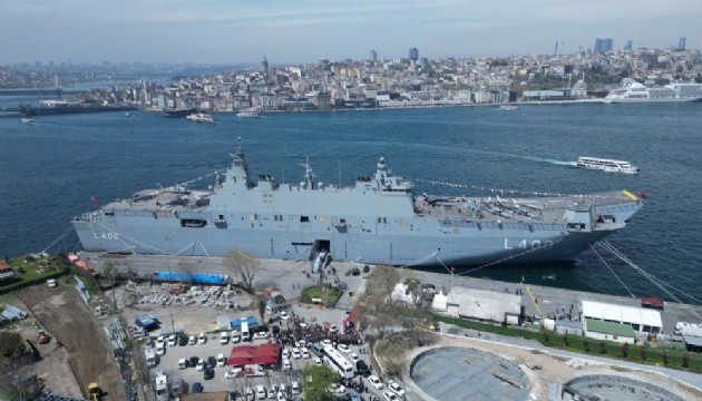 Dünyanın ilk SİHA gemisi TCG Anadolu'yu 4 bin 445 kişi ziyaret etti