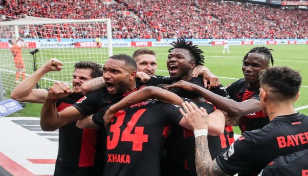 Bayer Leverkusen tarihinde ilk kez şampiyon!