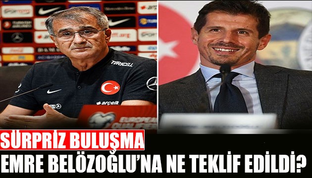 Şenol Güneş'den sürpriz buluşma