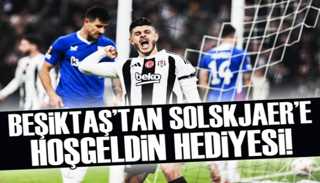 Beşiktaş'tan Solskjaer'e hoşgeldin hediyesi!