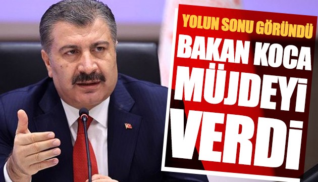 Bakan Koca müjdeyi verdi