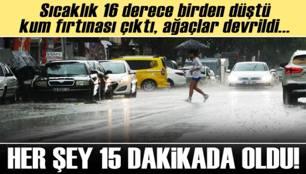 Antalyalılar 15 dakika içinde büyük şok yaşadı!