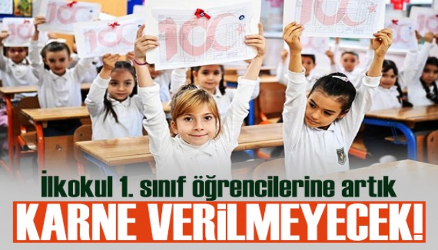 İlkokul 1. sınıf öğrencilerine artık karne verilmeyecek!