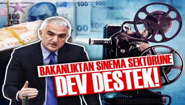 Bakan Mehmet Nuri Ersoy'dan sinema sektörüne büyük destek