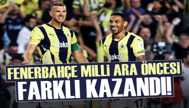 Fenerbahçe milli araya moralli girdi!