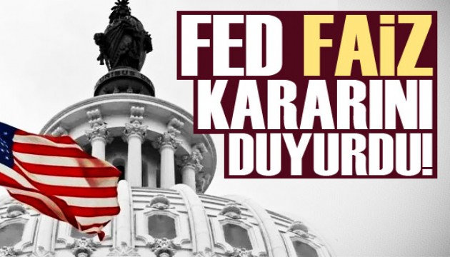 ABD Merkez Bankası (FED), faizi 50 baz puan indirdi