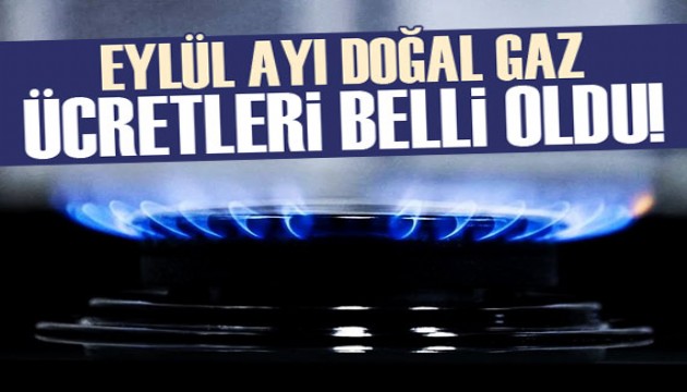 Doğal gazda eylül tarifesinde değişikliğe gidilmedi