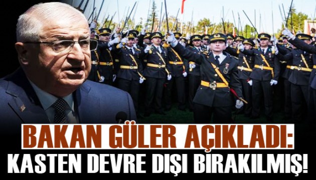 Bakan Güler'den 'teğmenler' açıklaması!