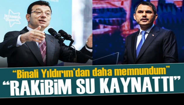 İmamoğlu’ndan Kurum’a: Rakibim su kaynattı