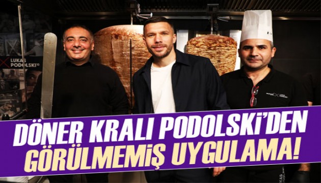 Podolski döneri robotlara yaptıracak!