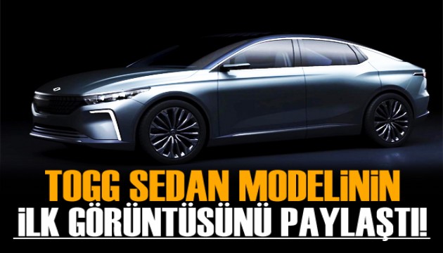 TOGG, yeni sedan modelinin ilk görüntüsünü paylaştı