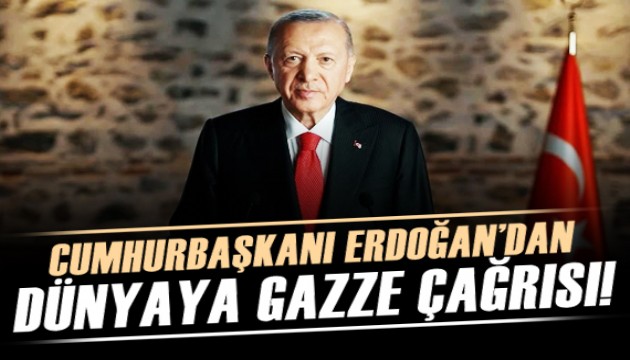 Erdoğan: Gazzeliler zulme boyun eğmemiştir