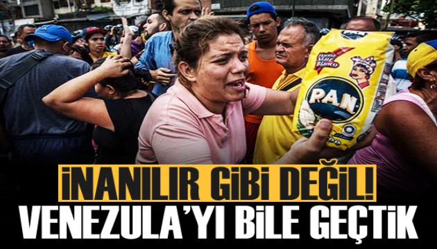 Türkiye enflasyonda Venezuela'yı da geçti