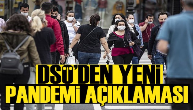 DSÖ'den yeni pandemi açıklaması