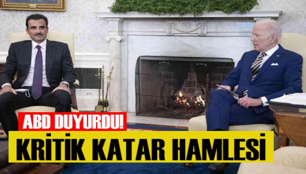 ABD'den kritik Katar hamlesi!