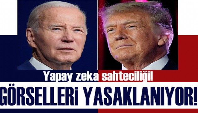 Yapay zeka sahteciliği! Biden ve Trump görselleri yasaklanıyor!