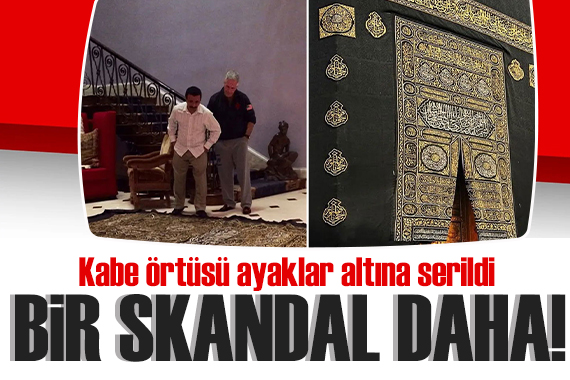 Epstein belgelerinde yeni skandal: Kabe örtüsü ayaklar altına serildi