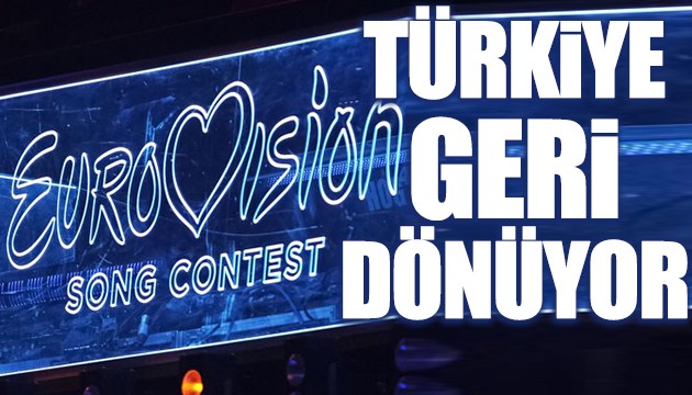 Türkiye Eurovision'a geri dönüyor