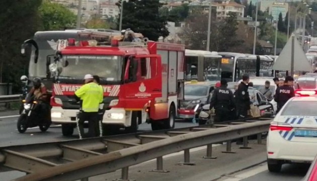 15 Temmuz Şehitler Köprüsü'nde kaza