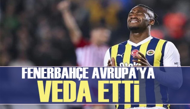 Fenerbahçe Konferans Ligi'ne veda etti