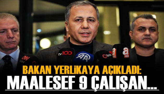 Bakan Yerlikaya'dan Erzincan'da maden ocağındaki toprak kaymasına ilişkin açıklama: