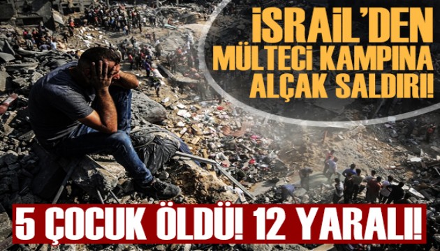 İsrail'in Gazze'de Şati Mülteci Kampı'na saldırısında 5 çocuk öldü, 12 kişi yaralandı