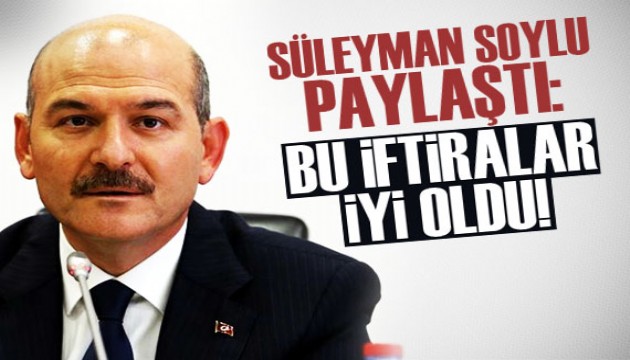 Süleyman Soylu paylaştı: Bu iftira iyi oldu!