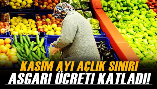 Türk-İş kasım ayı açlık sınırını 14 bin 25 lira olarak açıkladı